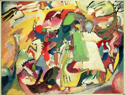 オールセインツ、No。1、1910 作： Wassily Kandinsky